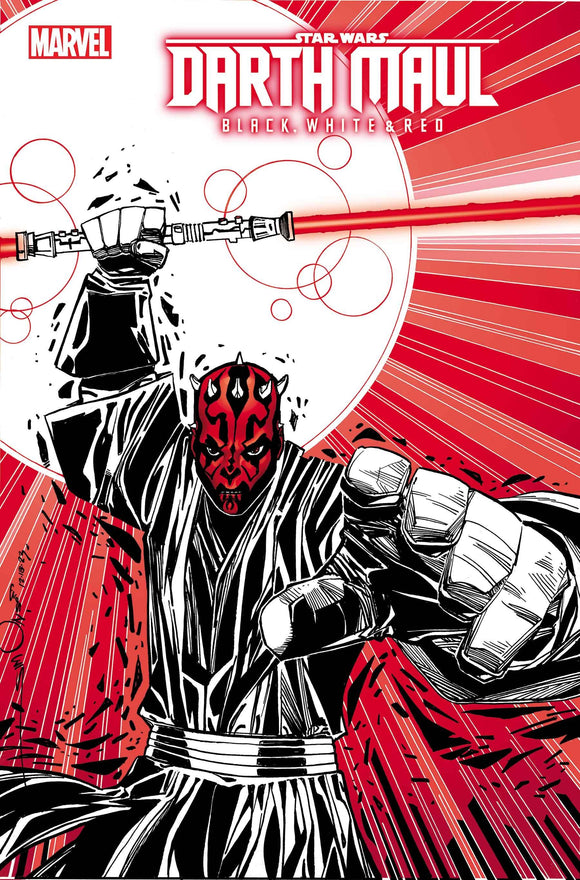 STAR WARS DARTH MAUL BW RED #4 WALT SIMONSON VAR