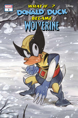 WHAT IF DONALD DUCK BECAME WOLVERINE #1 PEACH MOMOKO VAR (7/31/2024)