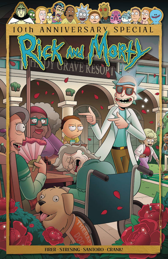 RICK AND MORTY 10TH ANNI SPECIAL #1 CVR C BLAKE (MR) (7/10/2024)