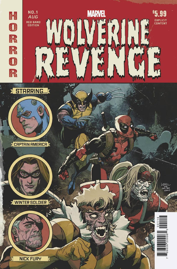 WOLVERINE REVENGE RED BAND #1 (OF 5) 25 COPY INCV [POLYBAGGED]