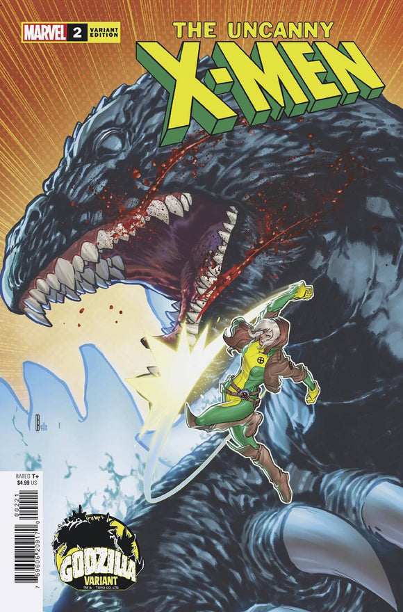 UNCANNY X-MEN #2 DAVID BALDEON GODZILLA VAR