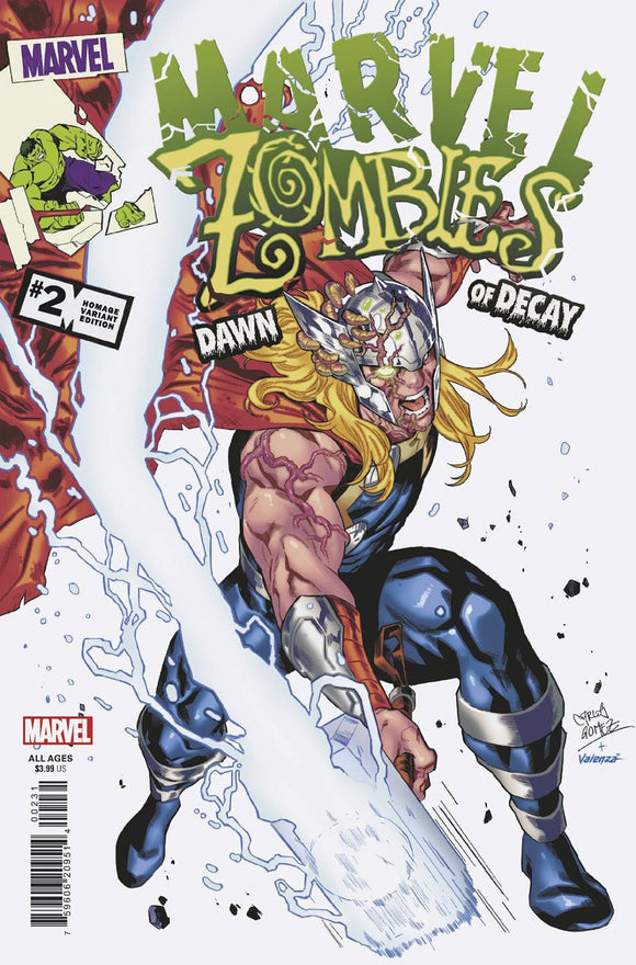 MARVEL ZOMBIES DAWN OF DECAY #2 (OF 4) GOMEZ HOMAGE VAR (10/9/2024)