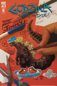 GODZILLA SKATE OR DIE #5 CVR B BA (11/20/2024)