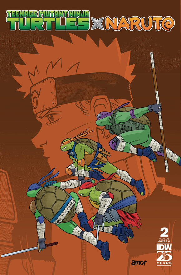 TEENAGE MUTANT NINJA TURTLES X NARUTO #2 CVR C AMOR (1/15/2025)