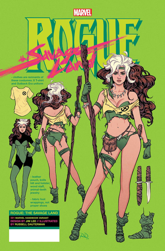 ROGUE THE SAVAGE LAND #1 (OF 5) RUSSELL DAUTERMAN VAR (1/15/2025)