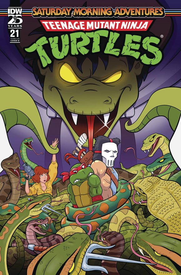 TMNT SATURDAY MORNING ADV #21 CVR B PEARCE (2/5/2025)