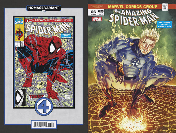 AMAZING SPIDER-MAN #66 PACO DIAZ FANTASTIC FOUR HOMAGE VAR (1/22/2025)