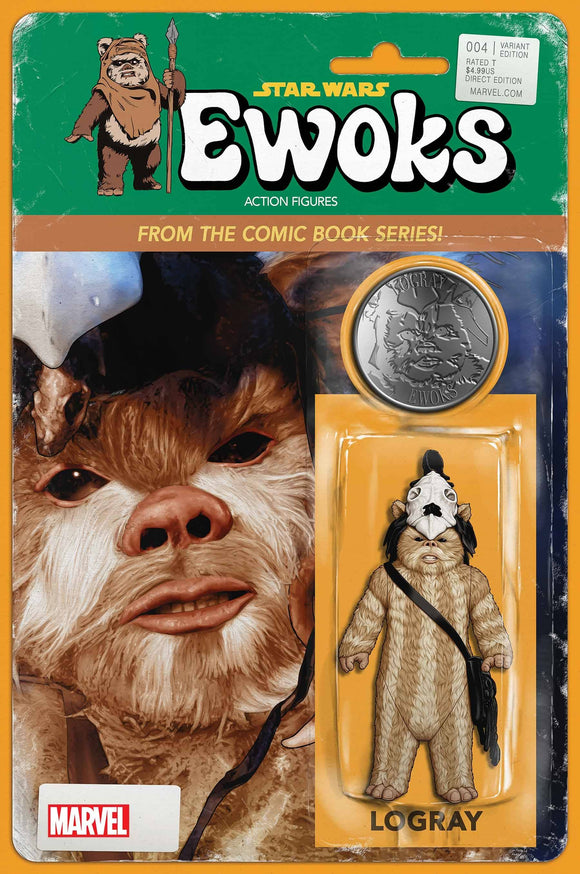 STAR WARS EWOKS #4 (OF 4) JTC ACTION FIGURE VAR (1/29/2025)