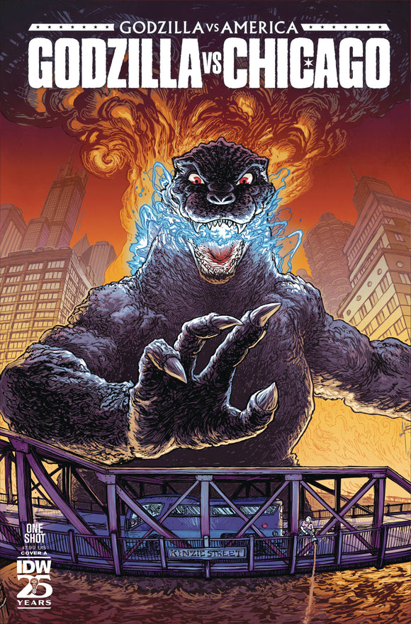 GODZILLA VS AMERICA CHICAGO #1 CVR A BROWNE (2/26/2025)