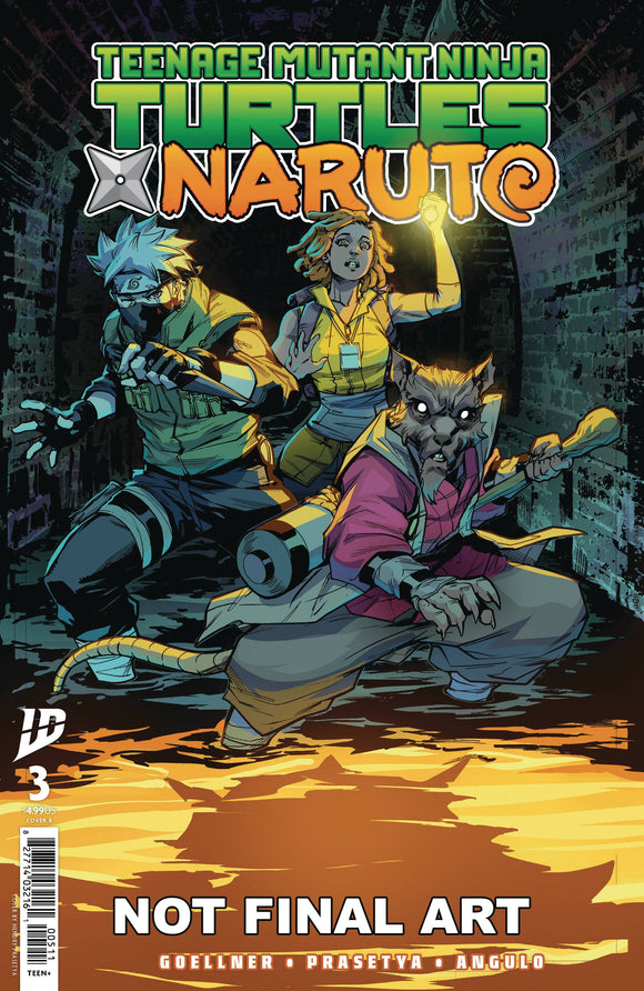 TEENAGE MUTANT NINJA TURTLES X NARUTO #3 CVR B PRASETYA (3/19/2025)