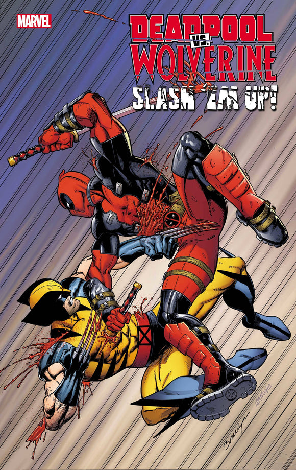 DEADPOOL VS WOLVERINE SLASH EM UP #1 MARK BAGLEY VAR (3/26/2025)