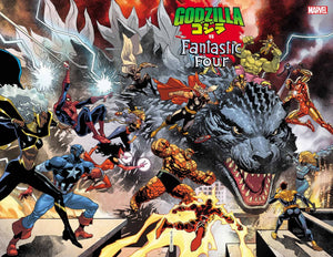 GODZILLA VS FANTASTIC FOUR #1 LEINIL YU WRAPAROUND VAR (3/19/2025)