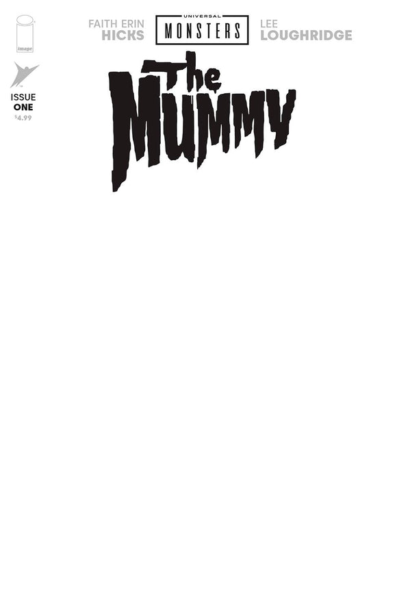 UNIVERSAL MONSTERS MUMMY #1 (OF 4) CVR H BLANK SKETCH CVR (3/26/2025)