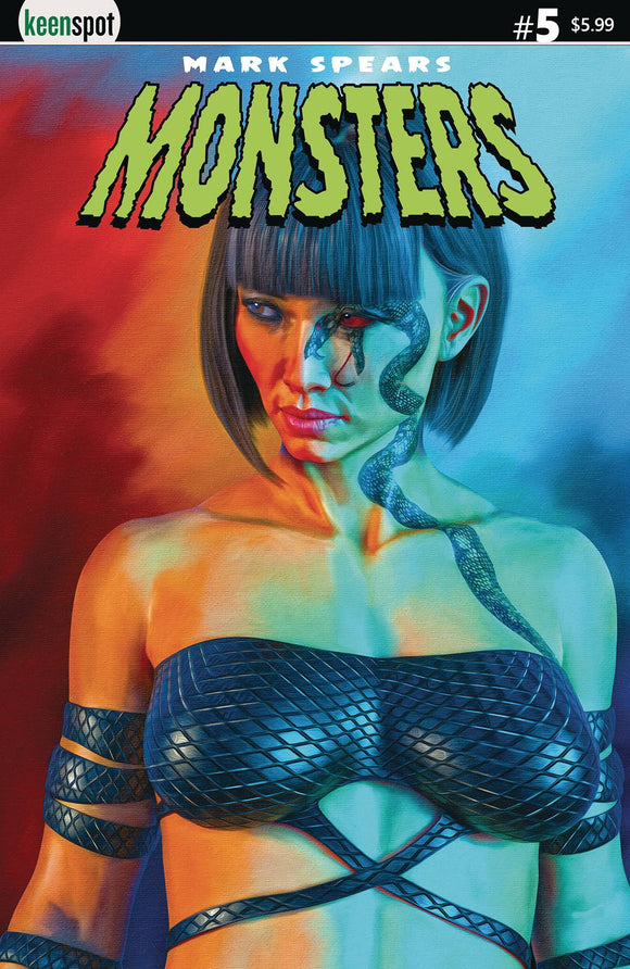 MARK SPEARS MONSTERS #5 CVR E GIRL WITH SNAKE TATTOO  (5/21/25)