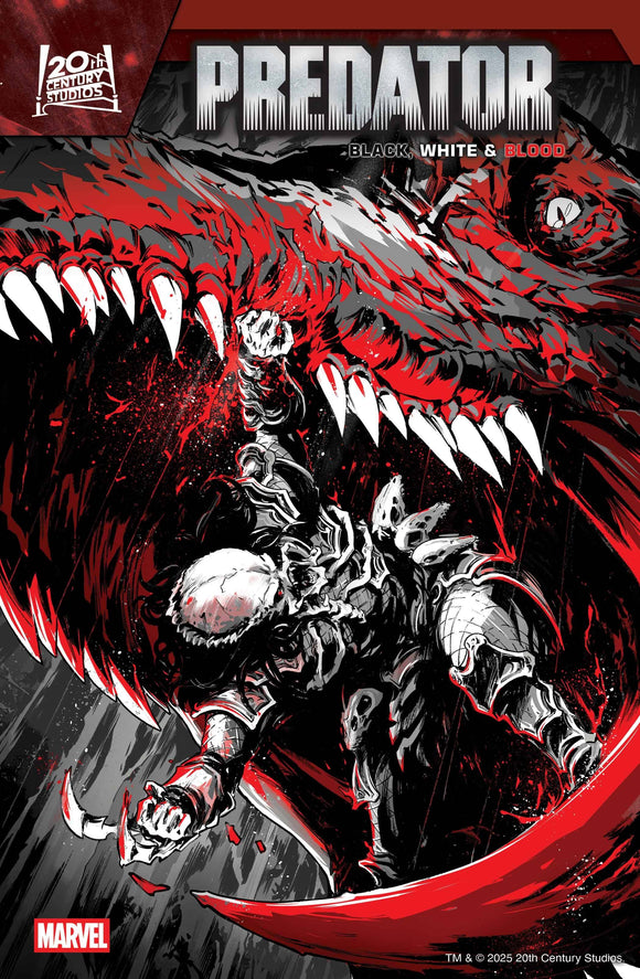 PREDATOR BLACK WHITE & BLOOD #1 (OF 4) PAOLO VILLANELLI VAR (07/02/25)