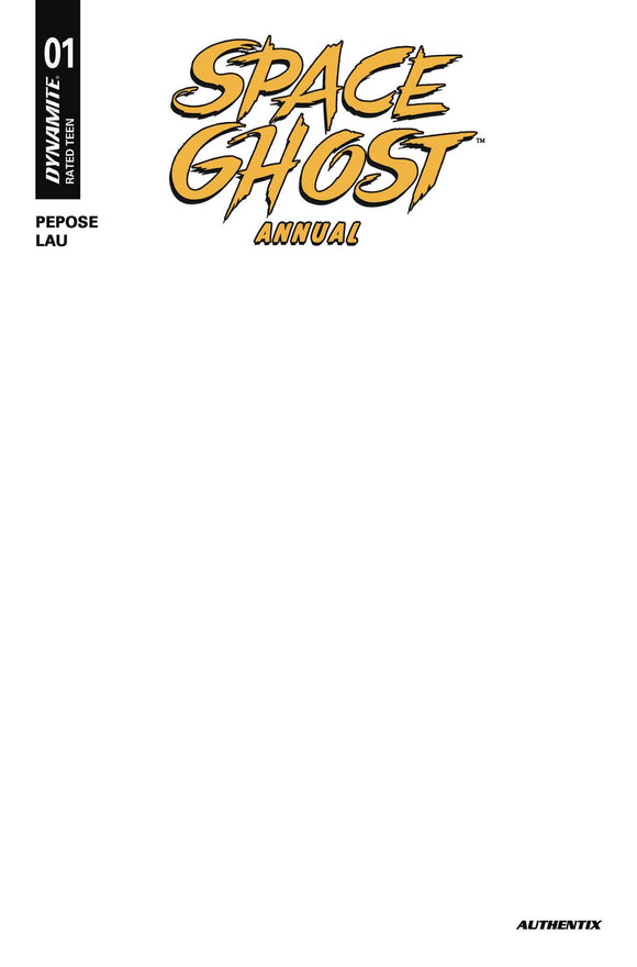 SPACE GHOST ANNUAL #1 CVR E BLANK AUTHENTIX (6/11/2025)