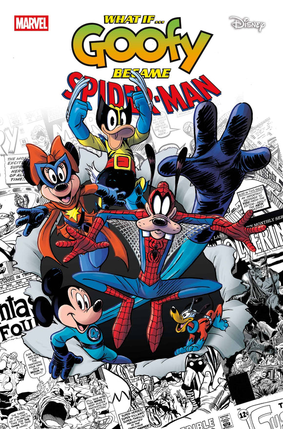 WHAT IF GOOFY BECAME SPIDER-MAN #1 ANDREA FECCERO VAR (7/30/2025)
