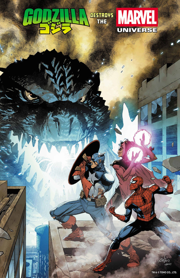 GODZILLA DESTROYS THE MARVEL UNIVERSE #1 YU FOIL VAR (07/16/25)