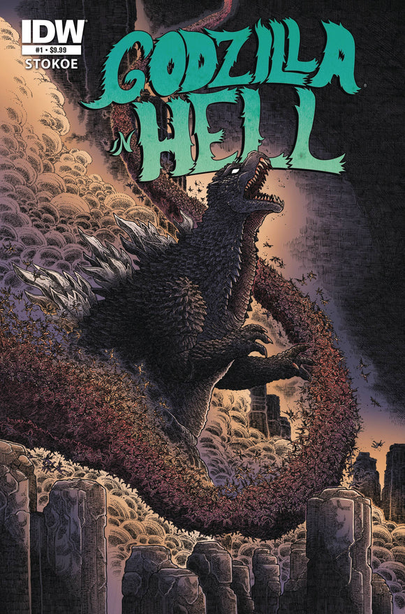 GODZILLA 70TH ANNIV FOIL CLASSIC GODZILLA IN HELL #1