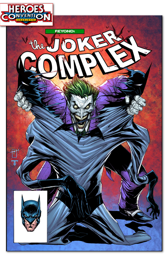 **WEDNESDAY 7PM EST** HEROES CON BEYOND THE JOKER COMPLEX TRADE DRESS COMIC BOOK EXCLUSIVE JONATHAN URIBE /100