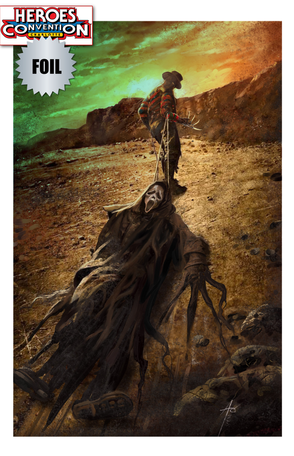 **SUNDAY 7PM EST** HEROES CON TRIBUTE: WES CRAVEN VIRGIN FOIL COMIC BOOK EXCLUSIVE RUDY AO /75