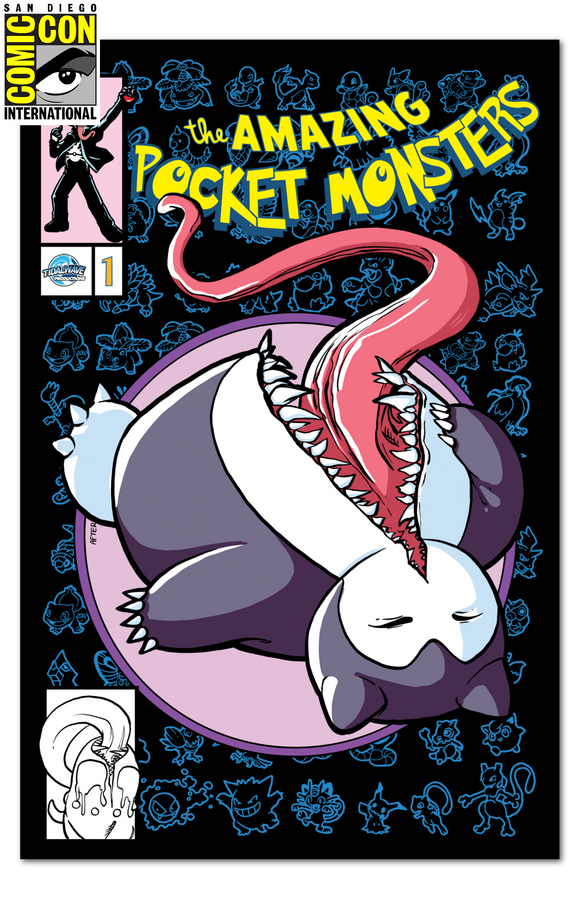 **SATURDAY 8PM EST** SDCC EXCLUSIVE FAME: SATOSHI TAJIRI APM SNORLAX VENOMIZED MATTHEW WAITE /151