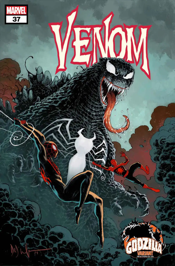 VENOM #37 DAVE WACHTER GODZILLA VAR