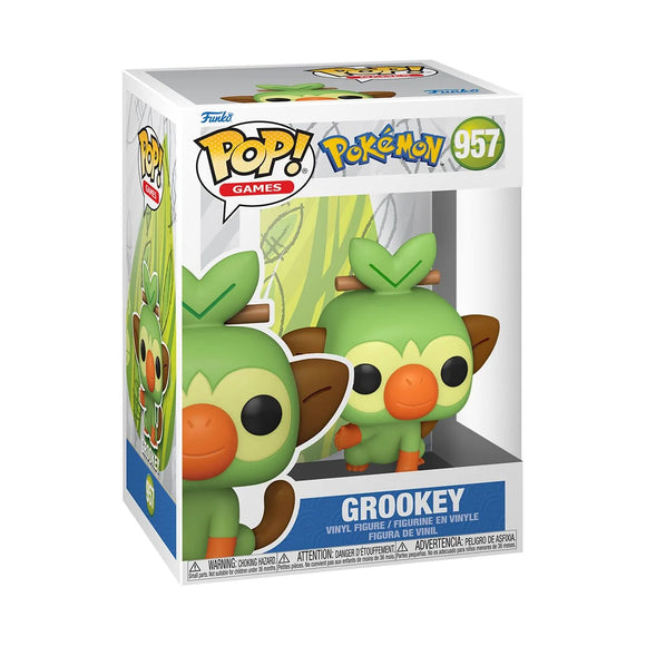 Funko Pop! Pokemon Wave 14 - Grookey (PREORDER ITEM MARCH 2024)