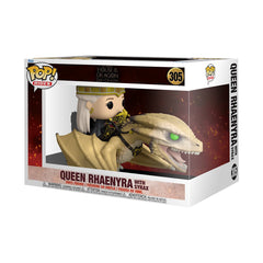 Funko Pop! Rides - House Of The Dragon: Day Of The Dragon Wave 2 - Queen Rhaenyra w/ Syrax On Iron Throne (PREORDER ITEM JAN 2024)