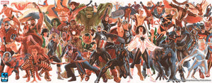 ALEX ROSS 4 PACK AVENGERS CONNECTING VARIANT SET