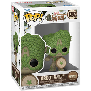 Funko Pop! WE ARE GROOT - GROOT AS CAPTAIN AMERICA