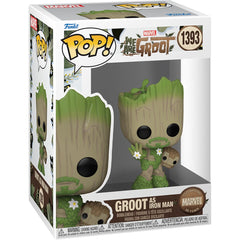 Funko Pop! WE ARE GROOT - GROOT AS IRON MAN (JULY 2024)
