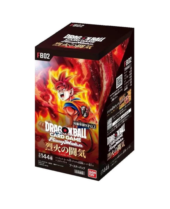 DRAGON BALL SUPER TCG FUSION WORLD 02 JAPANESE SEALED BOOSTER BOX (PRE ORDER)