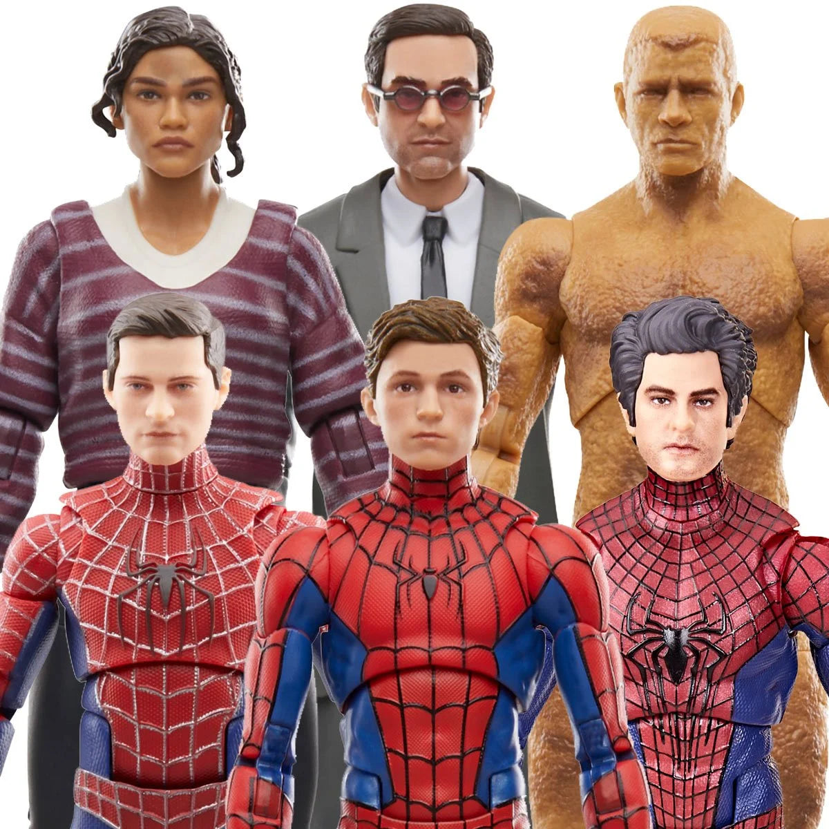 Marvel Legends Spider-Man No Way Home Retro Wave COMPLETE SET OF 6 —  Nerdzoic Toy Store