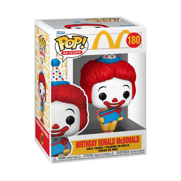 Funko Pop! McDonald's Wave 4 - Birthday Ronald McDonald (PREORDER ITEM JULY 2023)