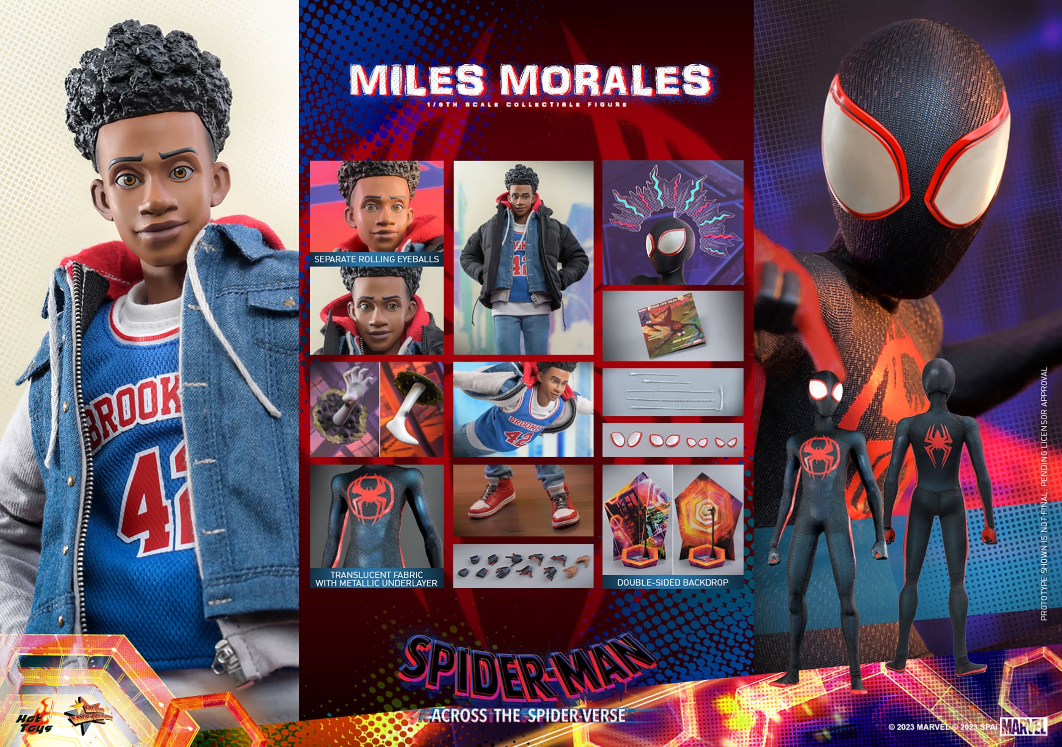 Miles Morales 42 Jersey Across the Spider-Verse 2023 Miles Morales