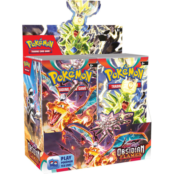 POKEMON TCG: SCARLET AND VIOLET: OBSIDIAN FLAMES: BOOSTER DISPLAY (36CT)