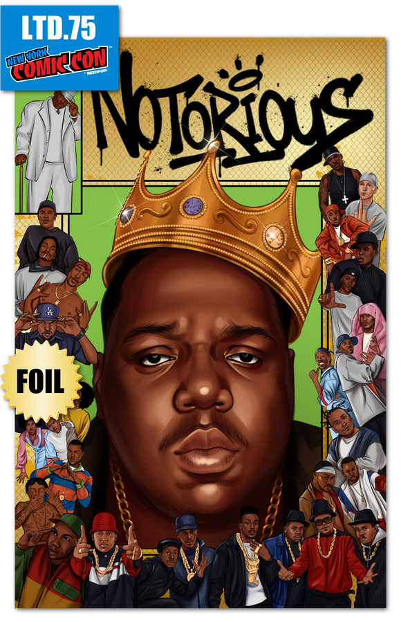 ****PRE SOLD OUT!**** NYCC 2024 TRIBUTE: NOTORIOUS BIG 'LEGENDS' GOLD FOIL KARYCH /75