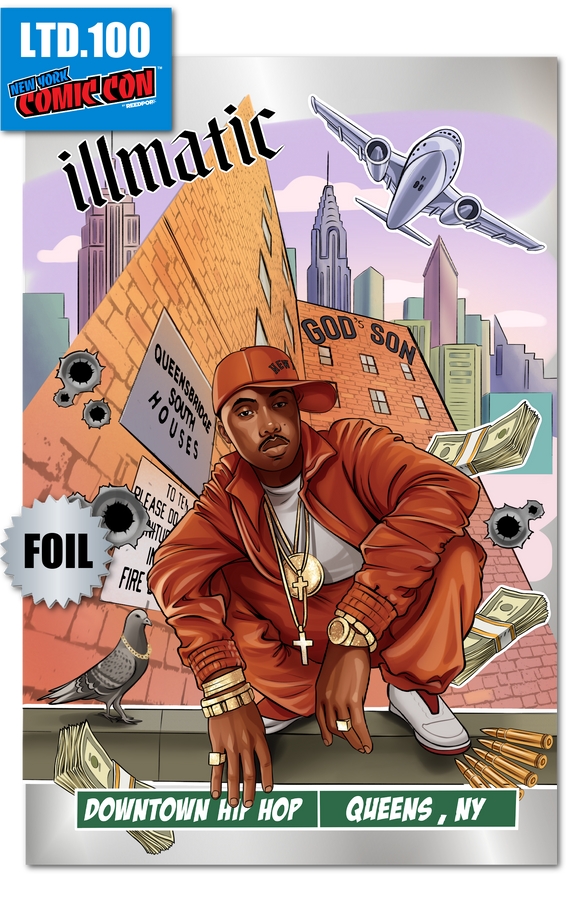 ****PRE SOLD OUT!**** NYCC 2024 DOWNTOWN HIP HOP #7 CHROME FOIL KARYCH /100