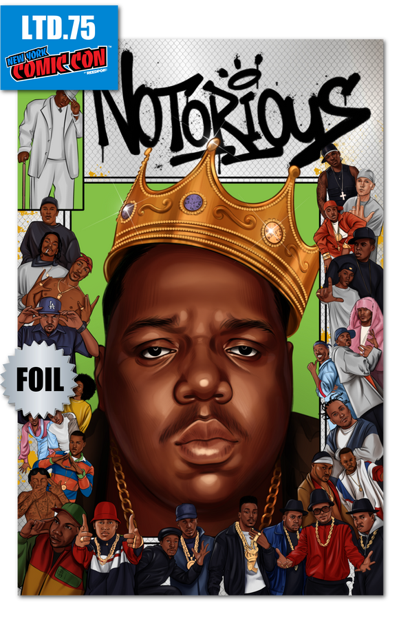 ****PRE SOLD OUT!**** NYCC 2024 TRIBUTE: NOTORIOUS BIG 'LEGENDS' CHROME FOIL KARYCH /75