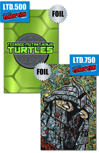 NYCC 2024 EXCLUSIVE TMNT #1 (2024) LOGO FOIL & SHREDDER MR GARCIN FOIL