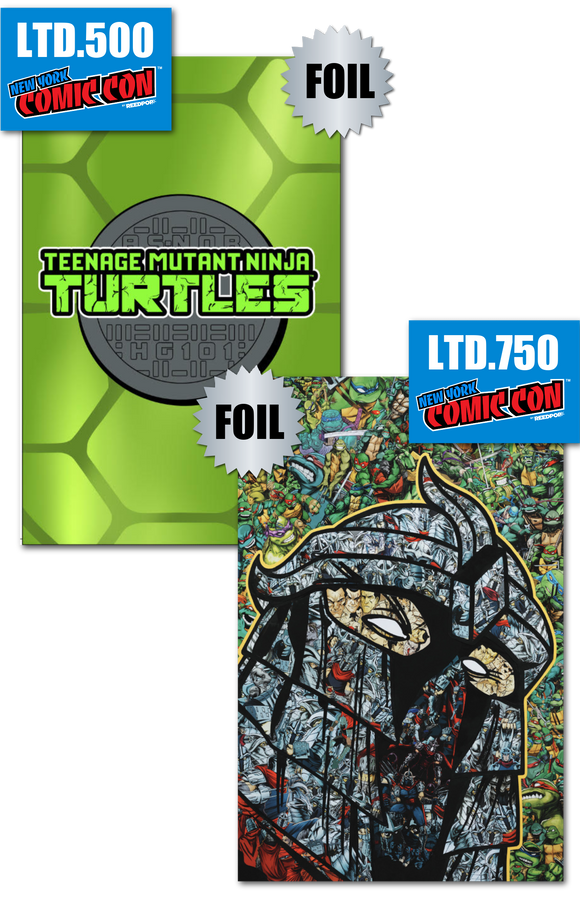 NYCC 2024 EXCLUSIVE TMNT #1 (2024) LOGO FOIL & SHREDDER MR GARCIN FOIL