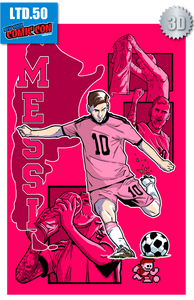 **10/12/24 @ 7PM EST** NYCC 2024 EXCLUSIVE FAME: MESSI MIAMI 3D EMBOSSED MATTHEW WAITE /50