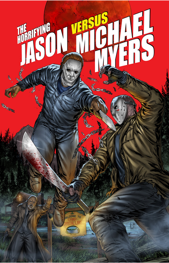 **SOLD OUT** JASON VS MYERS MAGMA FOIL COMIC ART EXCLUSIVE RAYMOND GAY (11/10/23)