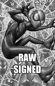 SIGNED SPIDER-BOY #1 VIRGIN GREYSCALE MICO SUAYAN CONVENTION EXCLUSIVE