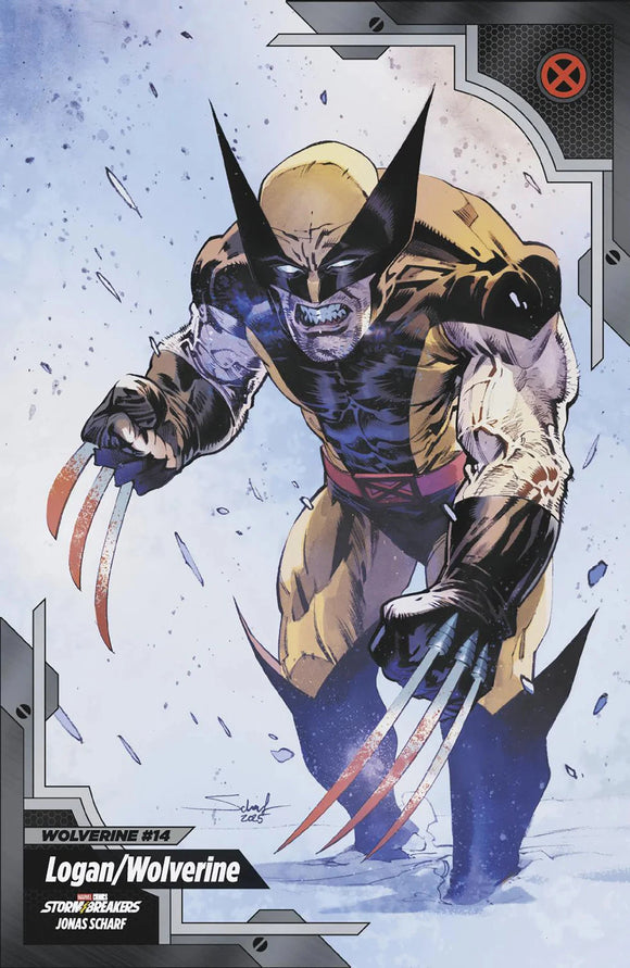 WOLVERINE #14 JONAS SCHARF X-MEN TRADING CARD VARIANT (1/07/26)