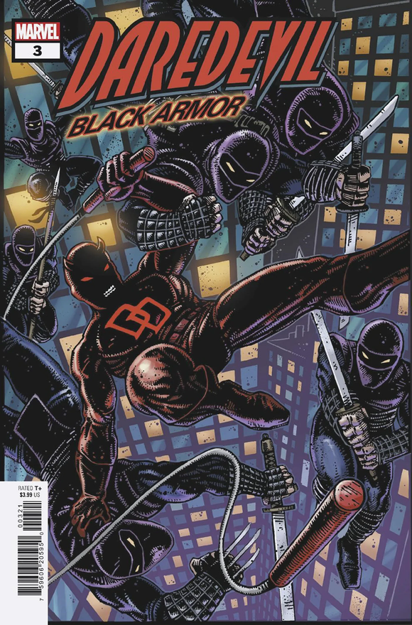 DAREDEVIL BLACK ARMOR #3 KEVIN EASTMAN VARIANT