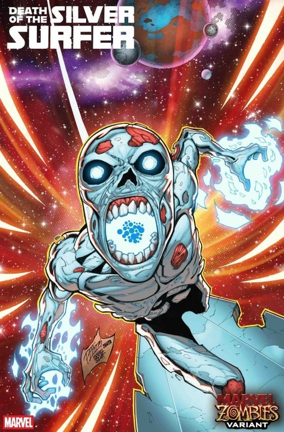 DEATH OF THE SILVER SURFER #5 MARC ASPINALL MARVEL ZOMBIES VARIANT