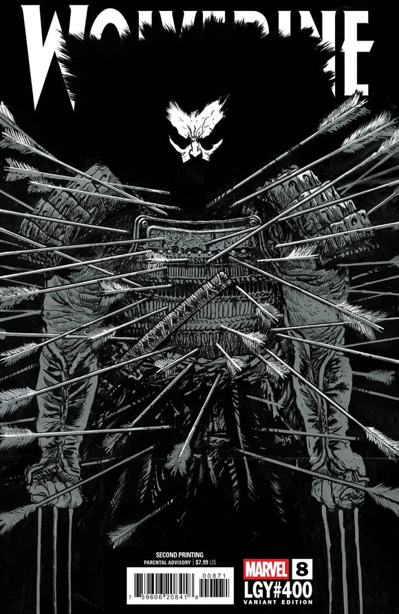 WOLVERINE #8 2ND PTG DANIEL WARREN JOHNSON VAR (6/04/2025)