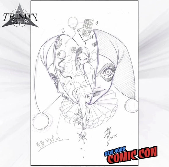 MARVEL/DC: DEADPOOL/BATMAN #1 NYCC 2025 MOMOKO SKETCH VAR